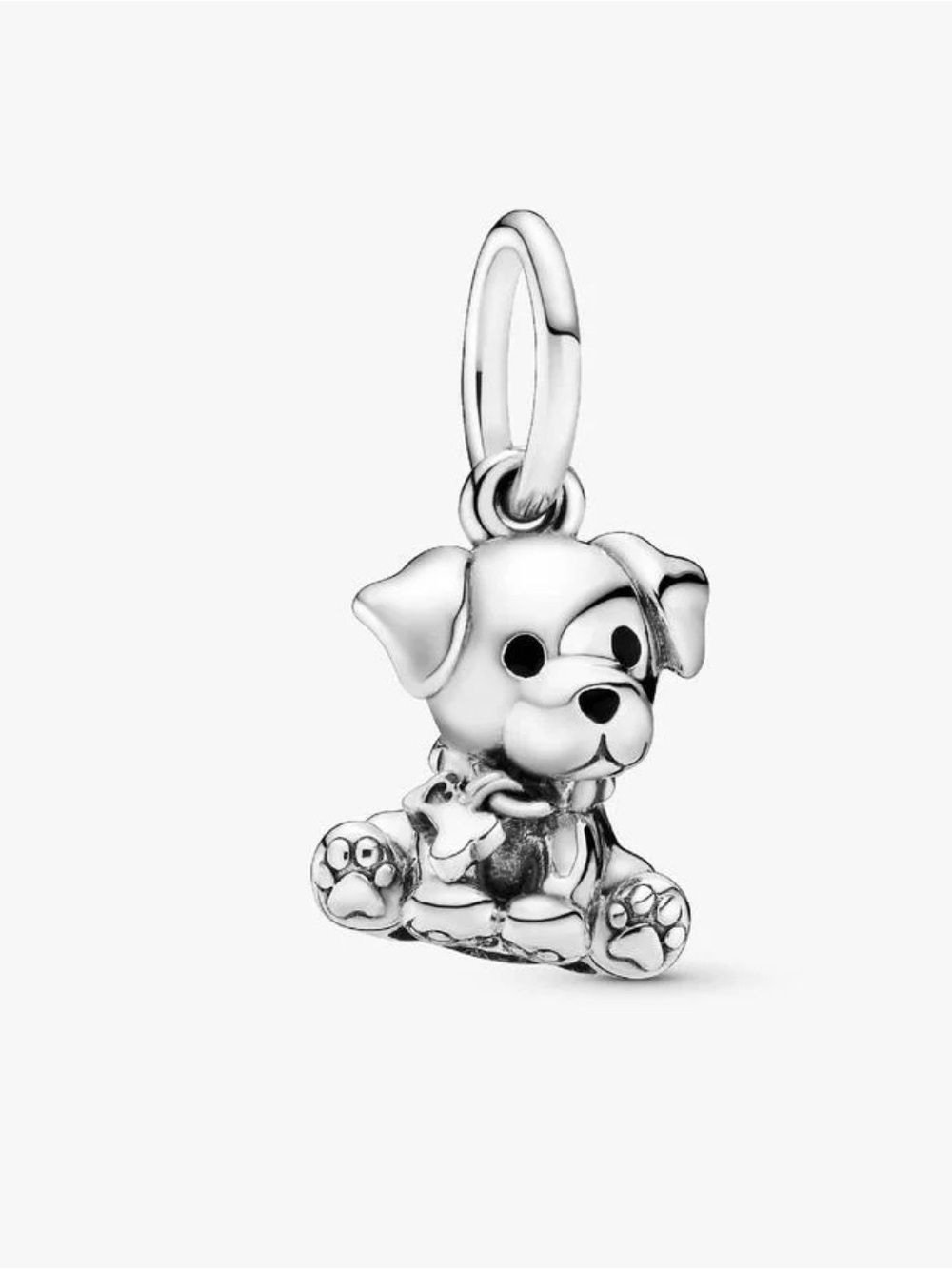 Authentic Pandora Charm Labrador Puppy Sterling Silver Charm Dangle Moments/ME